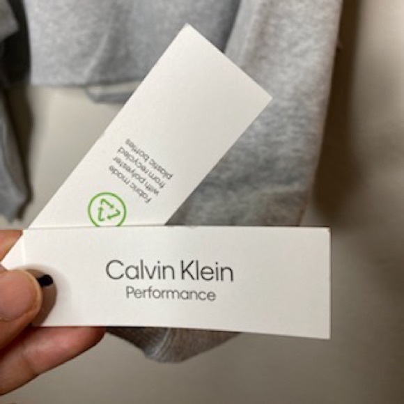 NWT Calven Klein high performance mid-driff top size medium grey - Picture 3 of 10